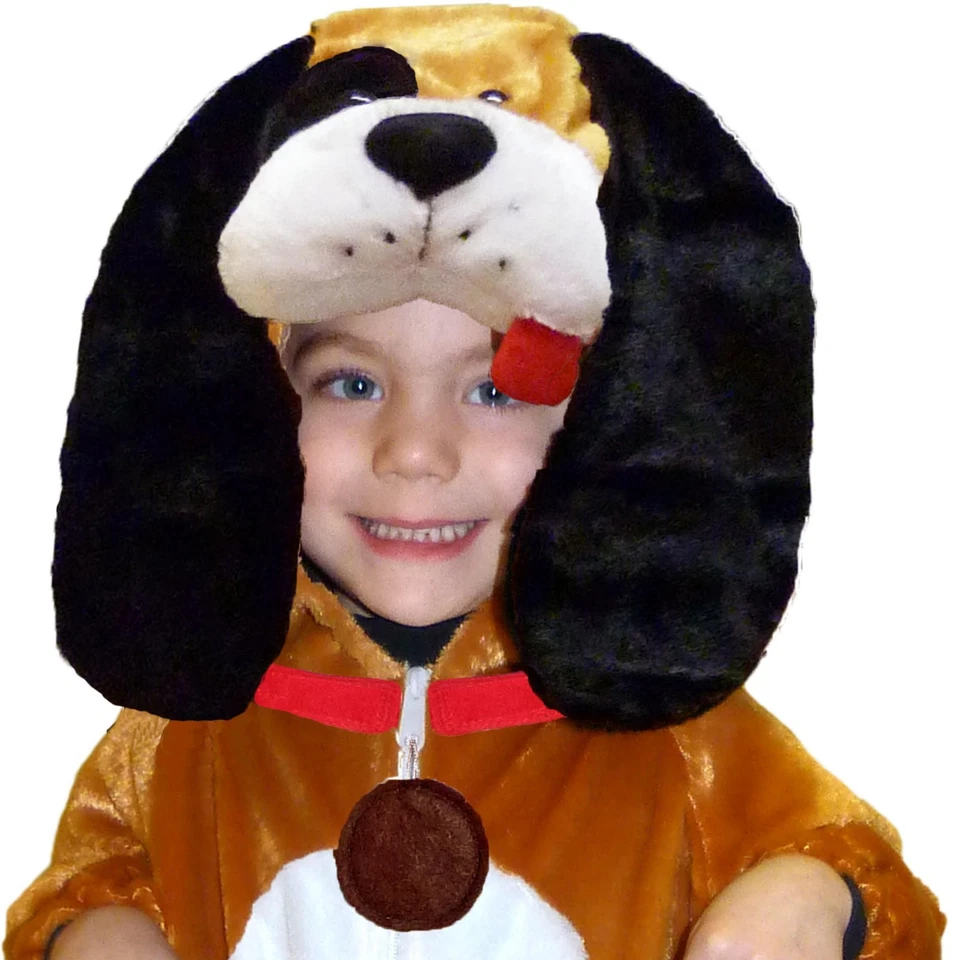 Disfraz de Halloween Totally Ghoul para niños bebés/niños pequeños marrón de felpa perro saltador MED Foto 2 de 2