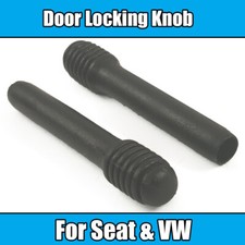 2x Lock Part For Seat Ibiza VW MK3 GTI Caddy Golf Polo Door Repair Knob M10