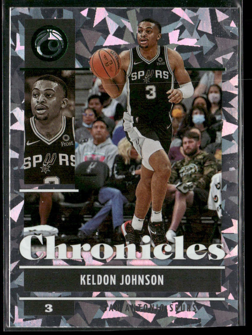 2021-22 Panini Chronicles - Green Ice #27 Keldon Johnson