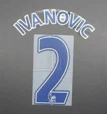 2007 - 2013 OFFICIAL SPORTING ID LEXTRA IVANOVIC 2 PLAYER SIZE NAVY NAMESET