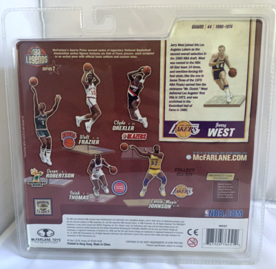 McFarlane Toys NBA Legends Series 2: LA Lakers Jerry West #44 2006