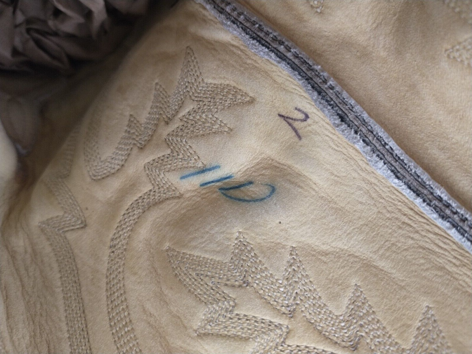 Vintage Anderson Bean GENUINE SNAKE SKIN Cowboy Boots MENS SIZE 11D