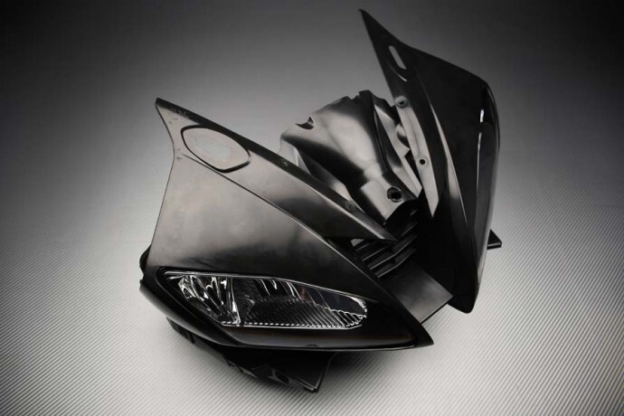 Carénage avant avec phare pour moto Yamaha R6 2006-2007 RJ11 non peint