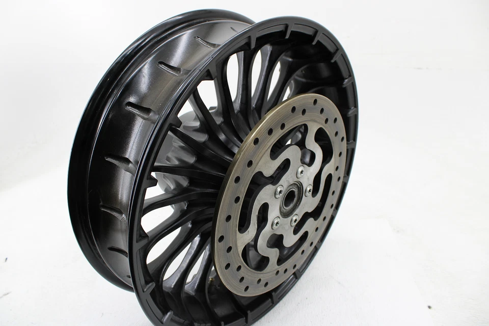 Черное переднее колесо 18–19 Harley Davidson Road King с 21 спицей 18x5 - Изображение 4 из 4
