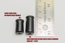 Winding knob for Non-Reflex Bolex Cameras.