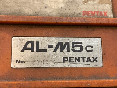 Pentax AL-M5c Automatic Level w/Case, Accessories, Instructions