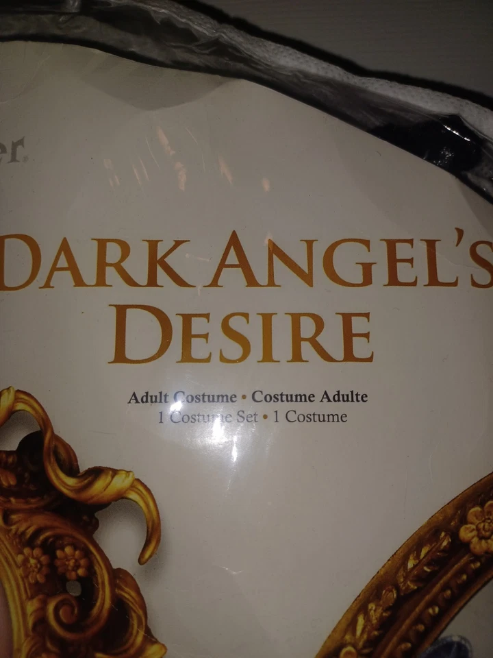 Dark Angels Desire Costume Halloween Corset Dress with Wings/ Halo Size Medium - Image 3 of 4