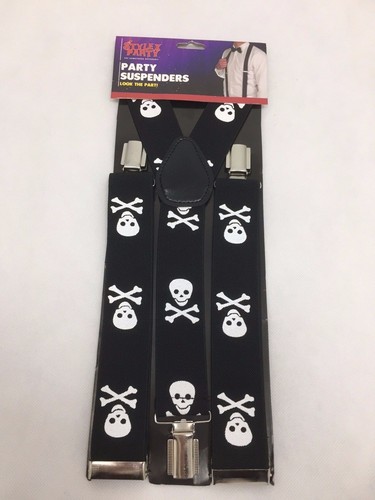 WIDE ADJUSTABLE BRACES SUSPENDERS ELASTIC PLAIN COLOURS CLASSIC GENTS LADIES UK - Afbeelding 10 van 28