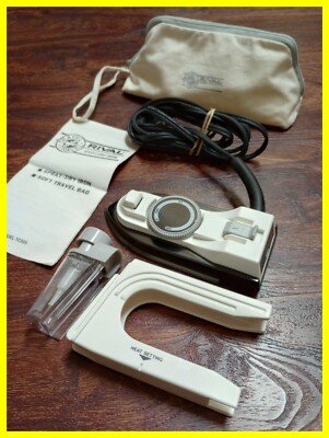Vintage Clothing Iron Rival Spray/Dry Iron Travel Laundry Iron 80's Model TC-503