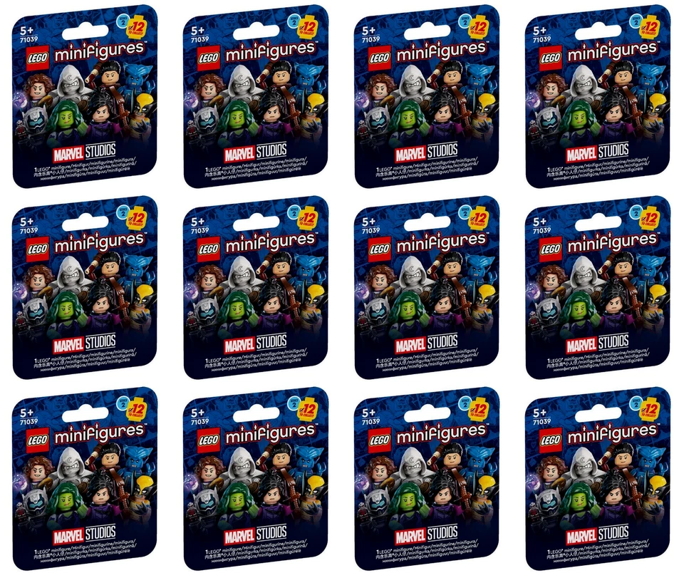 Complete Set of (12) Lego Marvel Series 2 Minifigures 71039 Factory Sealed 2023 - Image 2 of 4