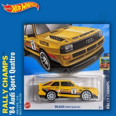 Hot Wheels Series Rally Champs, 84 Audi Sport Quattro, Color