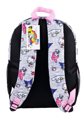 Kuromi Sanrio Backpack Pink and Gray 2009 s-l400.jpg main image 3
