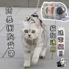 Cat Harness  with leash Outdoor Vest, pet harness dog breathable Size XS to XL