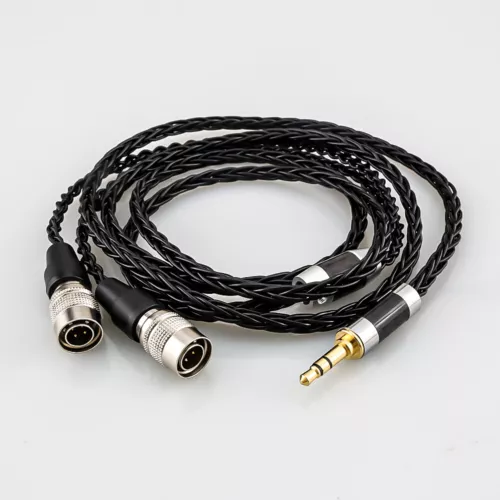 Silver Plated Upgrade Headphone cable for Dan Clark Audio Mr Speaker Ether Alpha - Picture 8 of 11