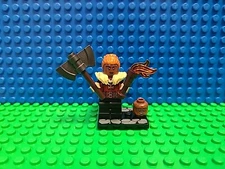 LEGO Dwarf Barbarian Minifigure 71047 Dungeons & Dragons Collectible CMF Lot 