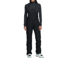 686 Women's BLACK MAGIC Insulated Bib Pants - Black Geo Jacquard - Large - NWT