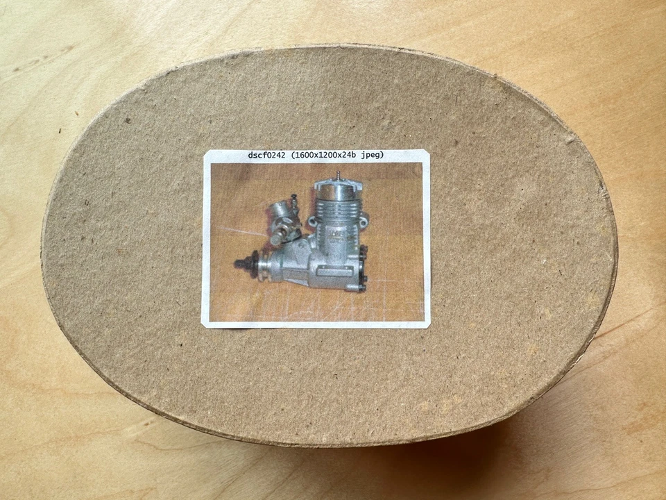 Vintage  25FSR RC Engine BLUE BIRD AAC w/Muffler, …’Excellent’ - Image 3 of 4