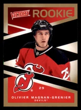 2010-11 Upper Deck Victory Gold Rookie #335 Olivier Magnan-Grenier New Jersey