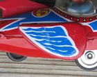 RARE ~ MF-813 Vtg 1968 FLYING BOAT ROCKET #5 ~ 4¾" Tin Toy w/ Box ~ SHIPS FREE! — photo 8
