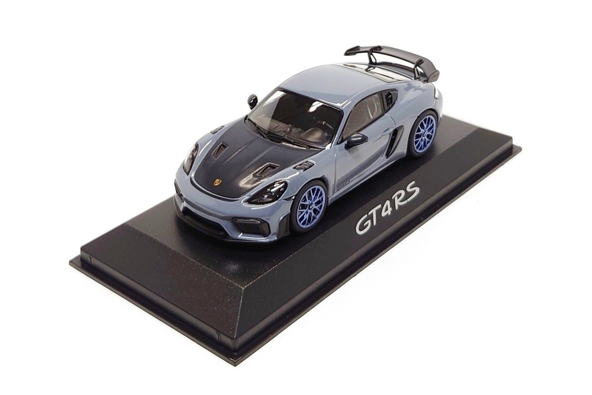 1/43 ミニチャンプス ポルシェ 718 ケイマン GT4 RS グレー Minichamps 1:43 Porsche 718 Cayman GT4 RS (982) in Arctic Grey
