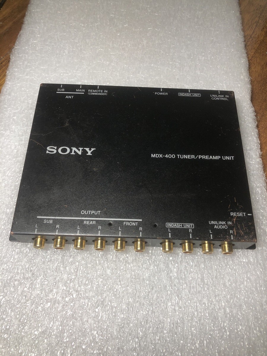 Sony MDX-400 AM-FM Minidisc High End Copper Old School Rare Tuner