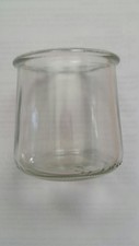 OUI Yogurt Clear Glass Jars for candles, crafts re-purpose clean 5 oz