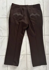 Vtg Rancher Pants Bootcut Men Sz 40 X 30 Jeans Western Cowboy Brown Horse USA