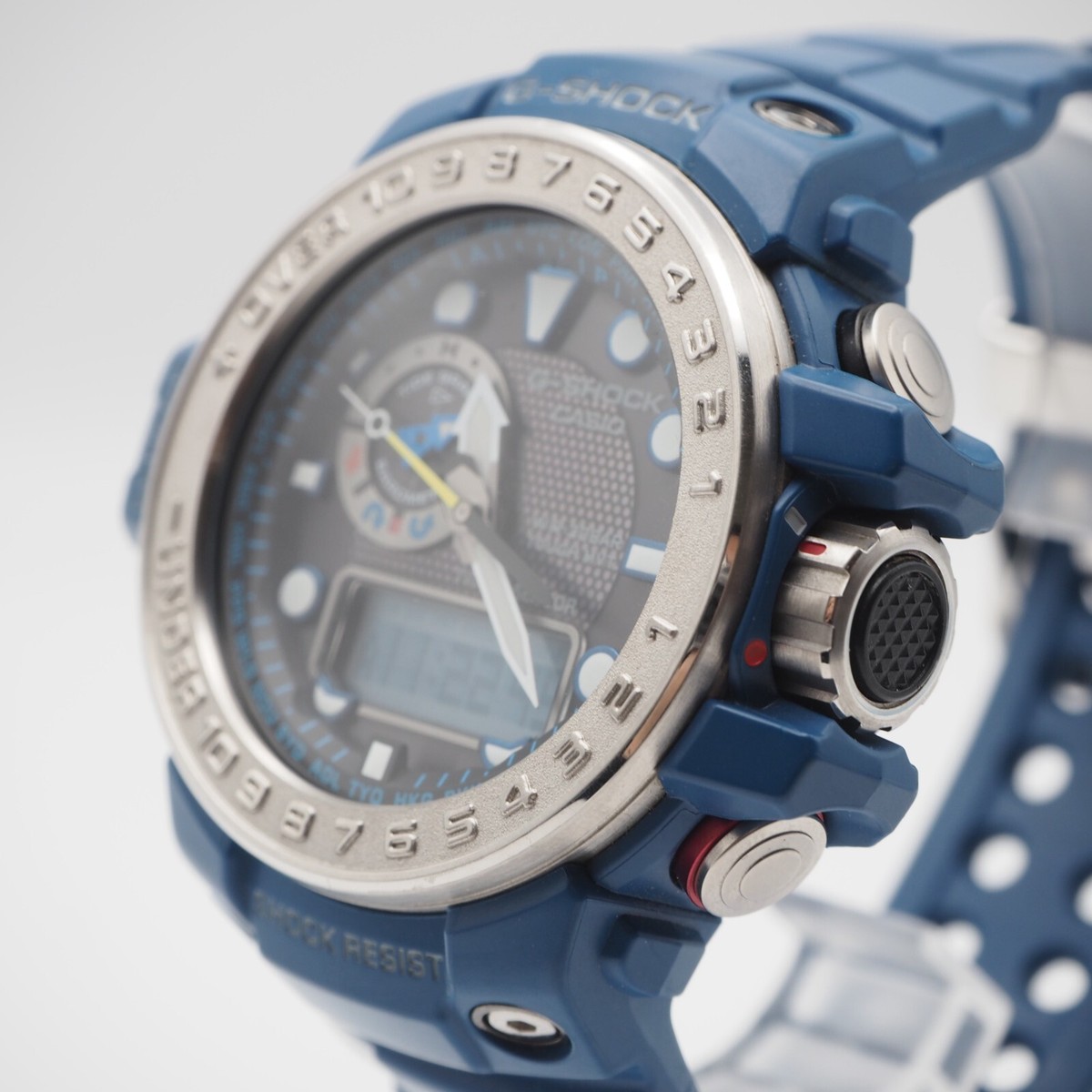EXC] Casio G-Shock Gulfmaster 5371 GWN-1000 Blue Silver Radio