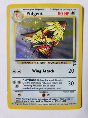 Pidgeot 014/130 Base Set 2 Holo Pokemon TCG MP | eBay