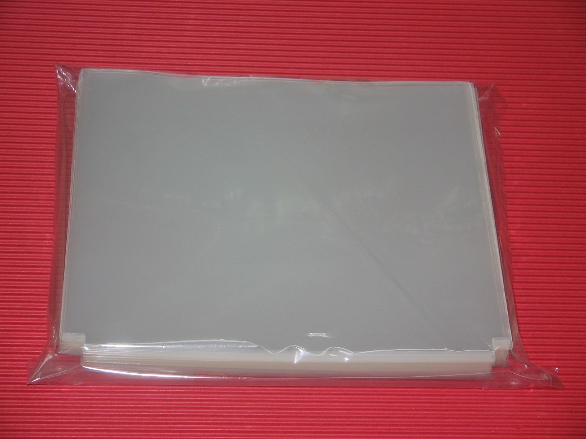 5ST OPEN MOUTH TYPE JAPAN 100 PLASTIC OUTER SLEEVE for JEWEL CASE
