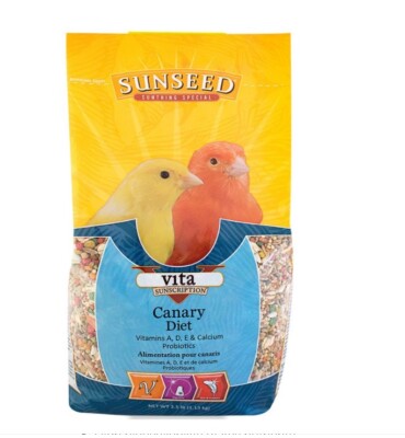 SUNSEED Vita Prima Canary formula 2.5lb with tropical fruit 