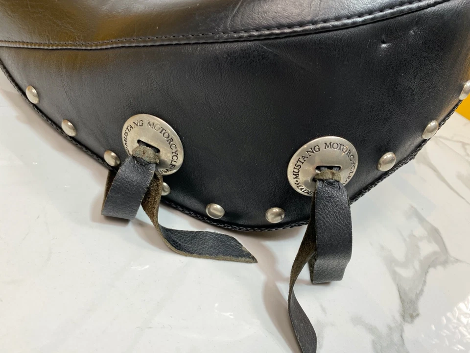 Harley FXR Mustang 82-94 asiento individual para conductor y pasajero trasero pasajero Foto 4 de 4