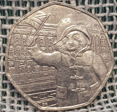 パディントン2018 50p銀貨 パディントン2018 50p銀貨 2018 Paddington at Buckingham Palace 50p
