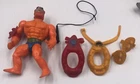 Vintage 1982 Mattel MOTU He-Man BEASTMAN Red &Yellow Armor Whip