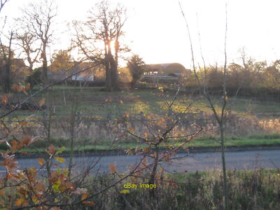 Foto 12x8 Kirche Farm, Wishaw Sonne untergeht über der Farm, aus Ryefield La c2010