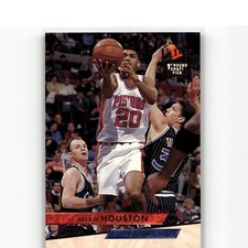 1993-94 Fleer Ultra Allan Houston #243 ROOKIE RC Detroit Pistons Basketball Card