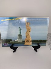 Woodcraft Construction Kit The Statue Of Liberty Assembly 3D Icon DIY P031 New T