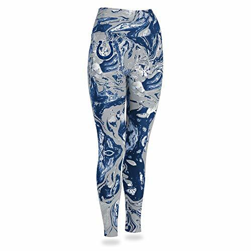 Женские леггинсы Zubaz NFL для команды Indianapolis Colts Team Swirl