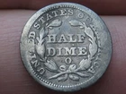 1853 O Seated Liberty Half Dime- New Orleans, With Arrows, Good Details