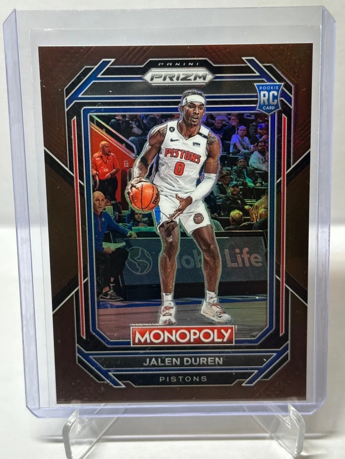 2022-23 Panini Prizm NBA Monopoly Jalen Duren #27 Brown /249 RC SP Rookie