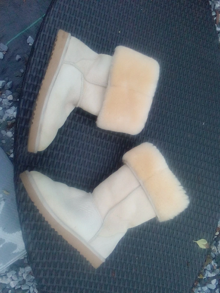 Genuine Sand UGG Classic Tall Boots Size 6 (W8) | eBay