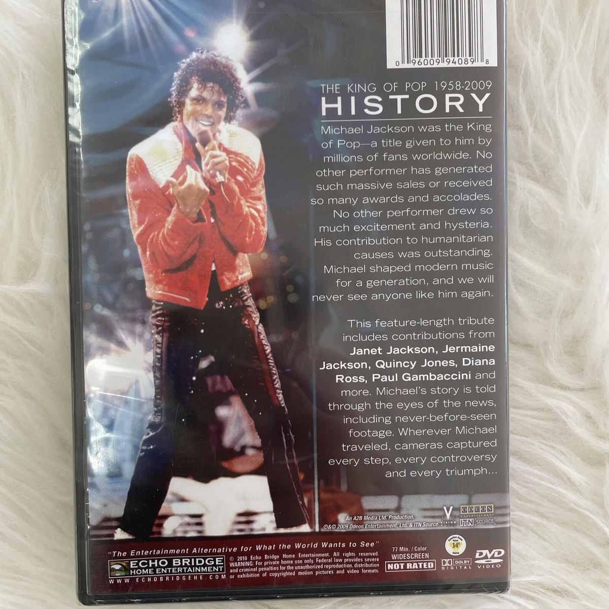 Michael Jackson History: The King of Pop 1958-2009 (DVD, 2010