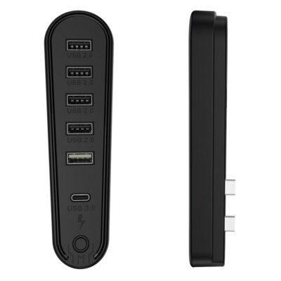 Lightweight Premium Universal 6in1 USB 2.0 HUB Expander for PS5 PRO/Slim Console