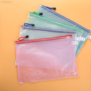 plastic zip folder