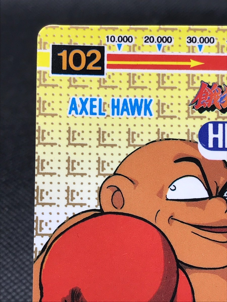No.102 AXEL HAWK Fatal Fury2 Carddass SNK1992 CCG Made In JAPAN