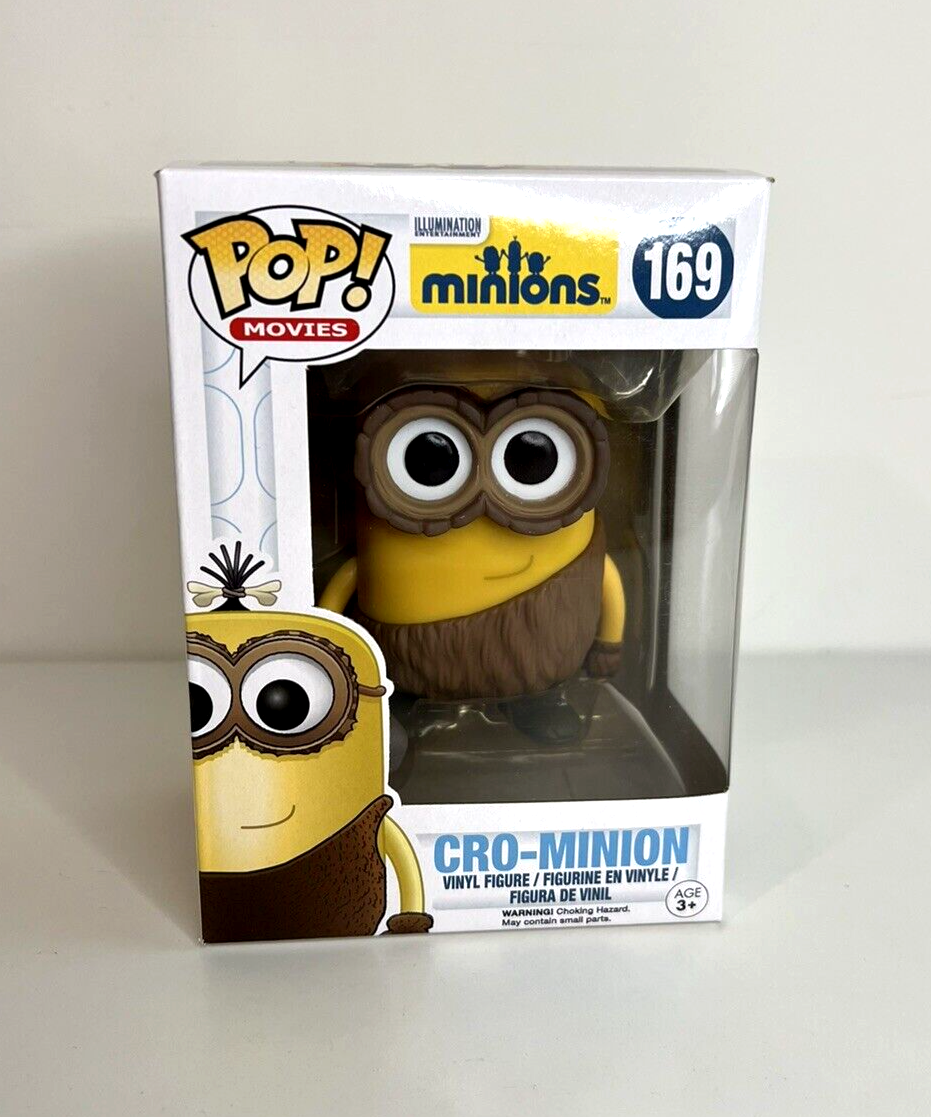 Funko POP Minions CroMinion Vinyl Figure Caveman #169 NEW