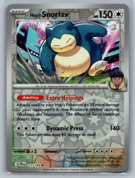 Hop's Snorlax 117/159 Journey Together Reverse Holo Rare