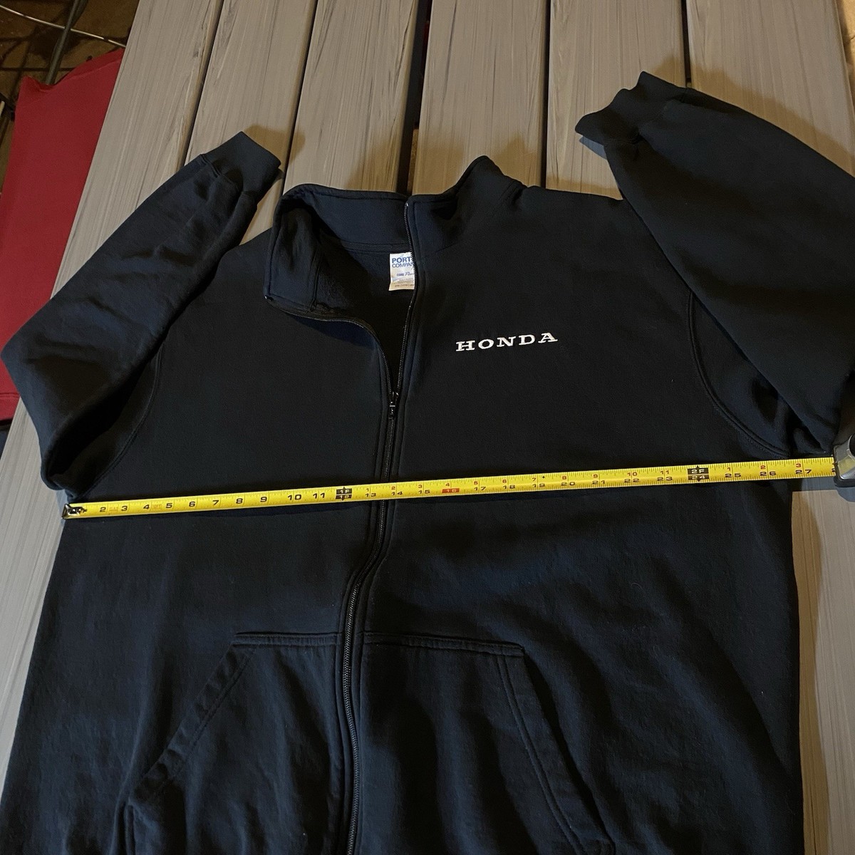 Vintage HONDA Employee Promo Embroidered Logo Jacket Sz XXL Full