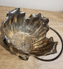 Walker & Hall Silver Plated Flower Leaf Cream Jug c1900 Arts Crafts Tea Service