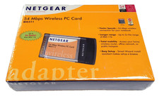 New Netgear WG511v2 54 Mbps Wireless PC Card